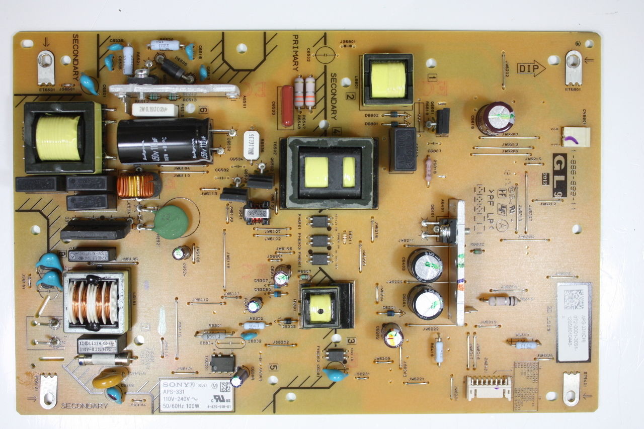 Sony 32" KDL-32EX340 APS-331 Power Supply Board Unit Sony 32" KDL-32EX340 APS-331 Power Supply Board Unit