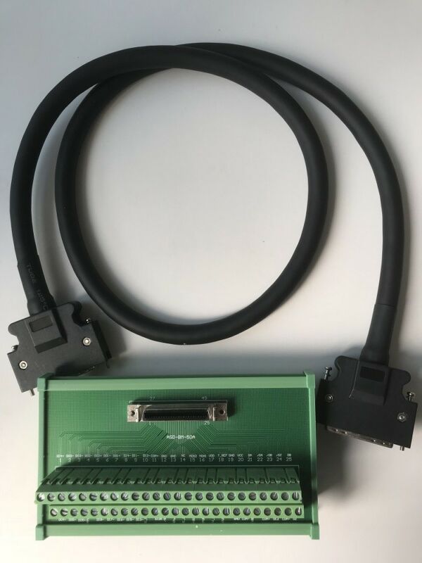 ASD-BM-50A Terminal 50pin with 1m CN1 cable for Delta A2 servo motor driver ASD-BM-50A Terminal 50pin with 1m CN1 cable for Delta A2 servo motor driver