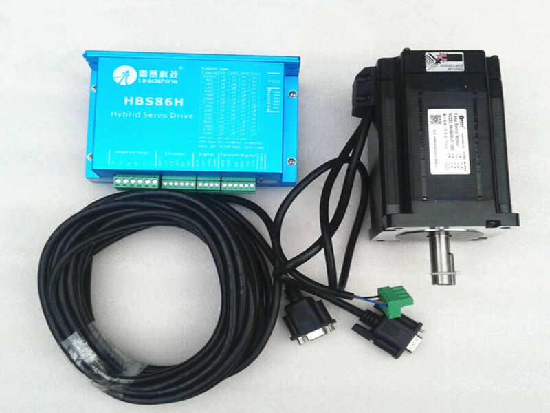 NEMA34 8Nm 1145ozin 2phase closed loop easy servo motor with hybrid drive kit NEMA34 8Nm 1145ozin 2phase closed loop easy servo motor with hybrid drive kit