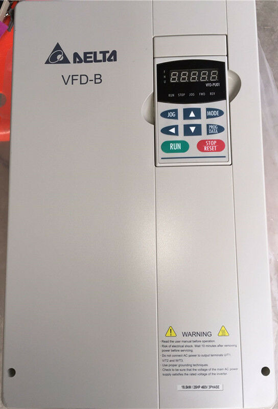 VFD185B43A DELTA VFD Inverter Frequency converter 18.5kw 25HP 3 PHASE 380V 400HZ VFD185B43A DELTA VFD Inverter Frequency converter 18.5kw 25HP 3 PHASE 380V 400HZ