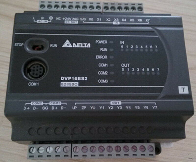 DVP16ES200T Delta ES2 Series Standard PLC DI 8 DO 8 Transistor 100-240VAC new DVP16ES200T Delta ES2 Series Standard PLC DI 8 DO 8 Transistor 100-240VAC new