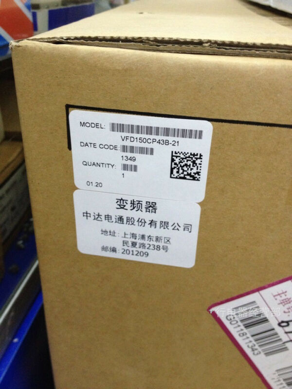 VFD150CP43B-21 DELTA VFD Inverter Frequency converter 15kw 20HP 3PH AC380V 600HZ VFD150CP43B-21 DELTA VFD Inverter Frequency converter 15kw 20HP 3PH AC380V 600HZ