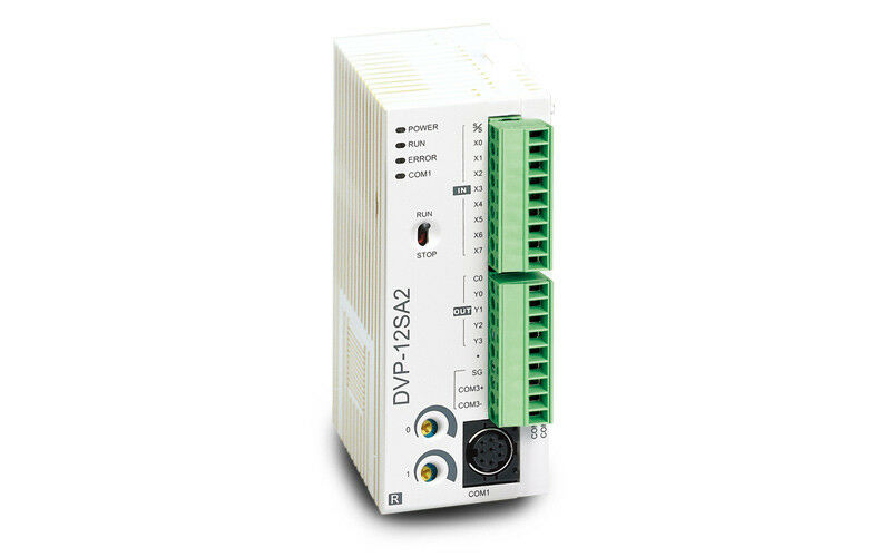 DVP12SA211T Delta SA2 Series Advanced PLC DI 8 DO 4 Transistor 24VDC new in box DVP12SA211T Delta SA2 Series Advanced PLC DI 8 DO 4 Transistor 24VDC new in box