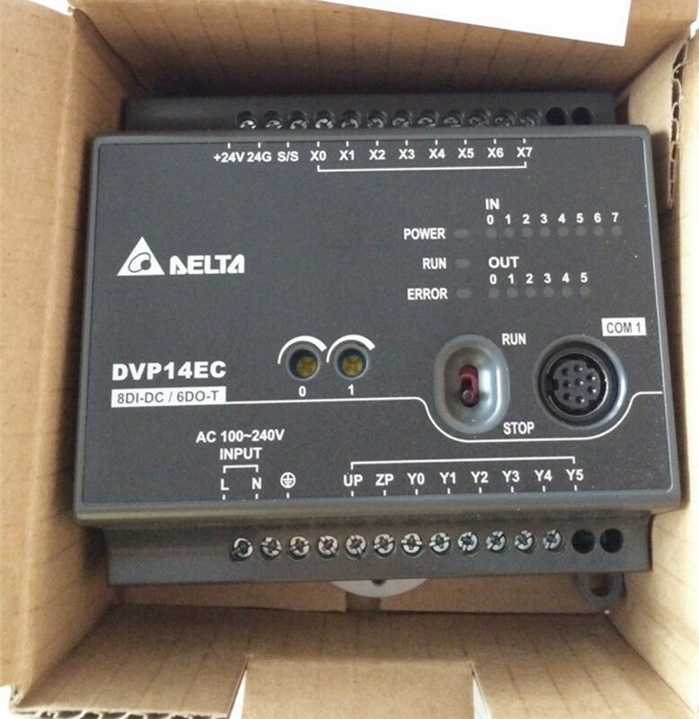 DVP14EC00T3 Delta EC3 Series Standard PLC DI 8 DO 6 Transistor 100-240VAC new DVP14EC00T3 Delta EC3 Series Standard PLC DI 8 DO 6 Transistor 100-240VAC new