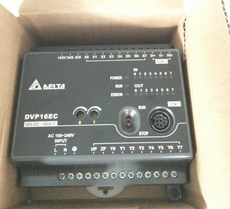 DVP16EC00T3 Delta EC3 Series Standard PLC DI 8 DO 8 Transistor 100-240VAC new DVP16EC00T3 Delta EC3 Series Standard PLC DI 8 DO 8 Transistor 100-240VAC new