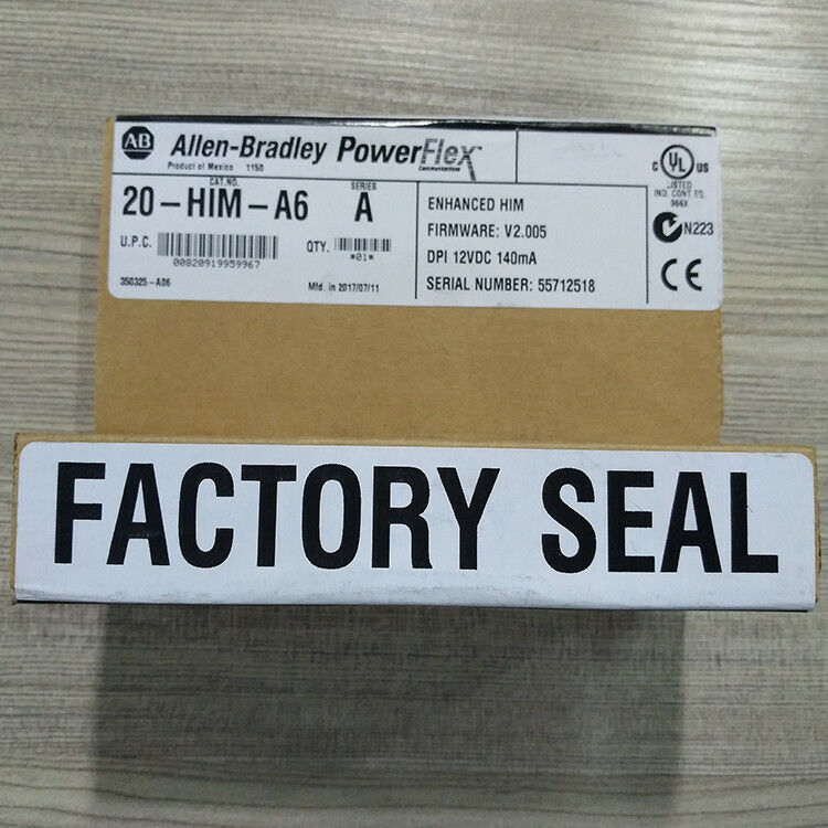 NEW FACTORY SEALED ALLEN BRADLEY 20-HIM-A6 SERIES A ENHANCE HIM SHIPPING NEW FACTORY SEALED ALLEN BRADLEY 20-HIM-A6 SERIES A ENHANCE HIM SHIPPING