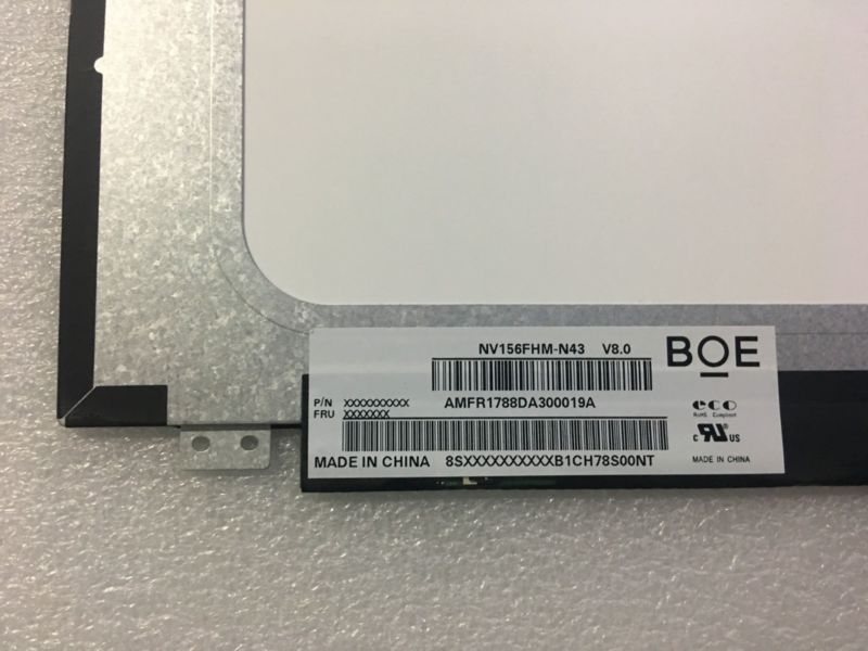 Exact NV156FHM-N43 V8.0 BOE 15.6" FHD IPS Replacement LCD LED Screen 72% NTSC Exact NV156FHM-N43 V8.0 BOE 15.6" FHD IPS Replacement LCD LED Screen 72% NTSC