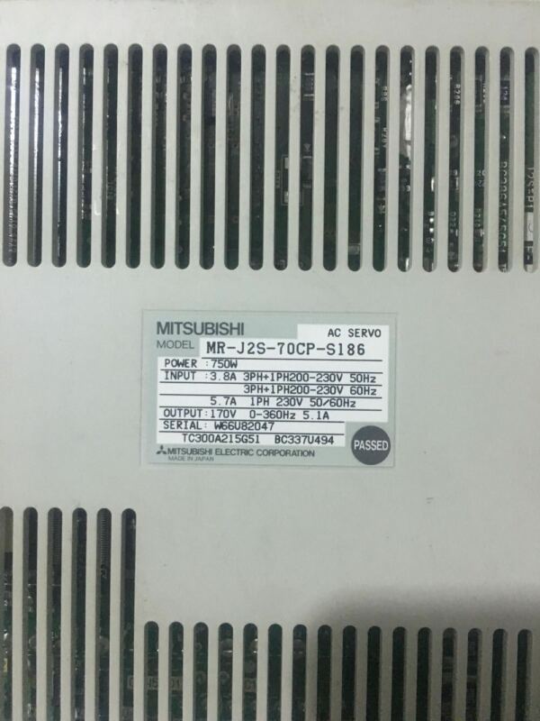 MITSUBISHI AC SERVO DRIVER MR-J2S-70CP-S186 NEW ORIGINAL EXPEDITED SHIPPING MITSUBISHI AC SERVO DRIVER MR-J2S-70CP-S186 NEW ORIGINAL EXPEDITED SHIPPING