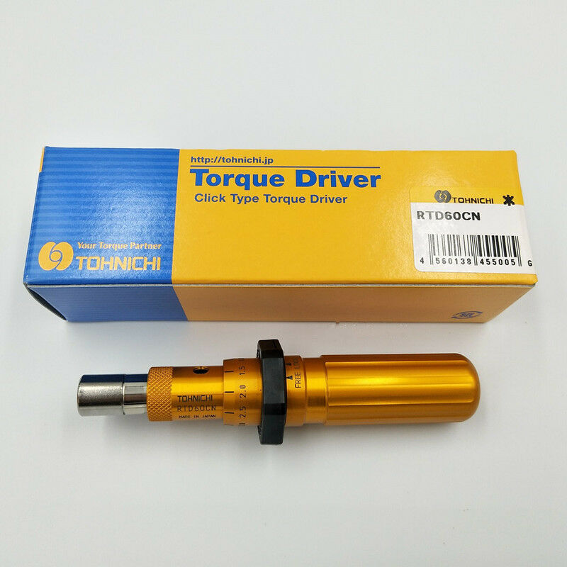 TOHNICHI Adjustable Torque Screwdriver RTD60CN 10-60cN.m EXPEDITED SHIPPING TOHNICHI Adjustable Torque Screwdriver RTD60CN 10-60cN.m EXPEDITED SHIPPING