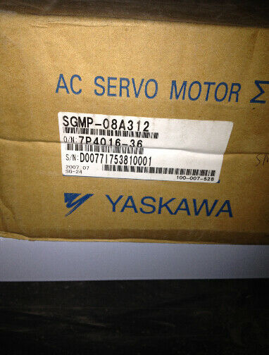 YASKAWA AC SERVO MOTOR SGMP-08A312 NEW ORIGINAL EXPEDITED SHIPPING YASKAWA AC SERVO MOTOR SGMP-08A312 NEW ORIGINAL EXPEDITED SHIPPING