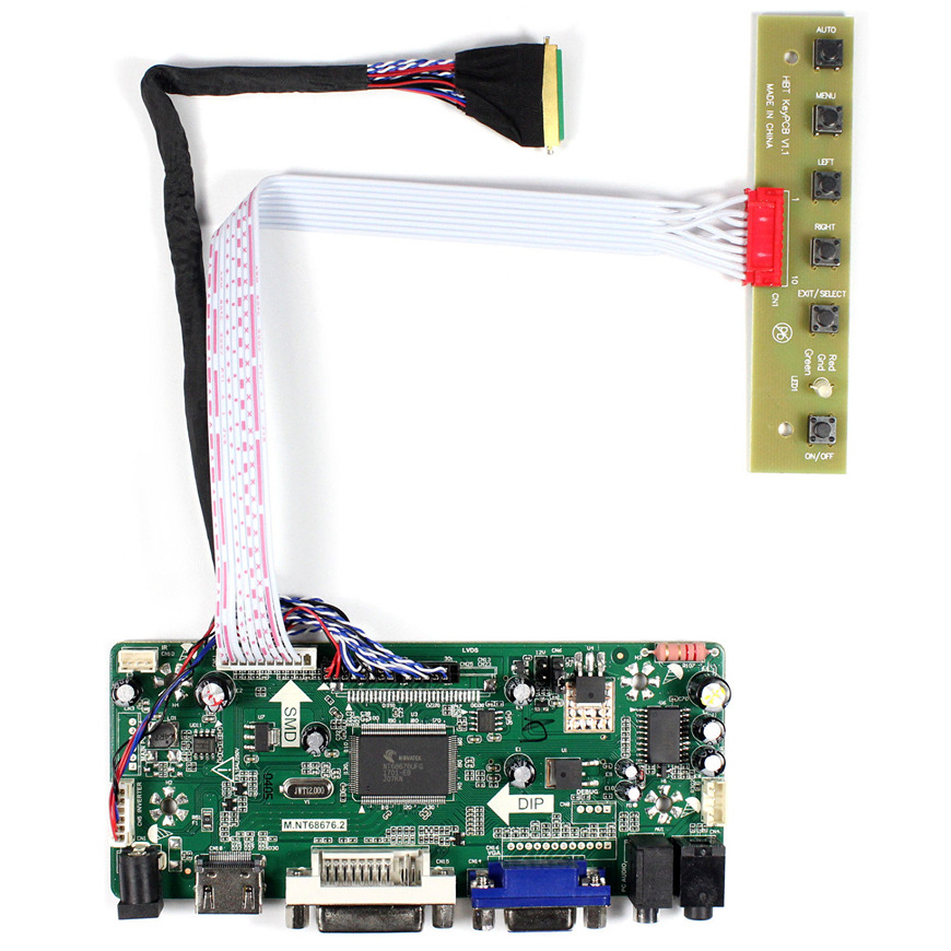 HDMI VGA DVI Audio LCD Controller Board For 15.6" LP156WF1 TL 1920x1080 LCD HDMI VGA DVI Audio LCD Controller Board For 15.6" LP156WF1 TL 1920x1080 LCD