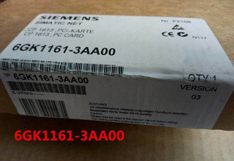 SIEMENS 6GK1161-3AA00 6GK1 161-3AA00 NEW IN BOX SIEMENS 6GK1161-3AA00 6GK1 161-3AA00 NEW IN BOX