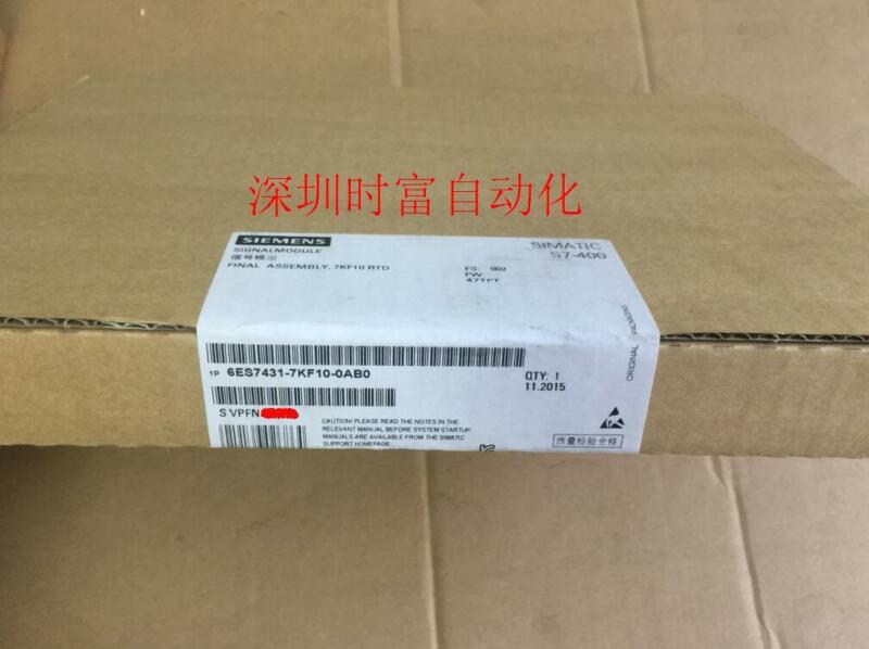 SIEMENS 6ES7431-7KF10-0AB0 6ES7 431-7KF10-0AB0 NEW IN BOX SIEMENS 6ES7431-7KF10-0AB0 6ES7 431-7KF10-0AB0 NEW IN BOX