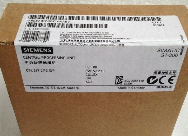 SIEMENS 6ES7317-2EK13-0AB0 6ES7 317-2EK13-0AB0 new in box 1PCS SIEMENS 6ES7317-2EK13-0AB0 6ES7 317-2EK13-0AB0 new in box 1PCS