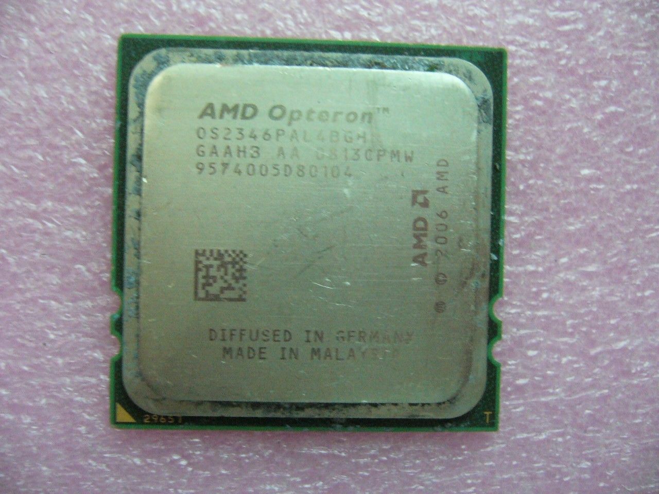 QTY 1x AMD Opteron 2346 HE 1.8 GHz Quad-Core (OS2346PAL4BGH) CPU Socket F 1207 QTY 1x AMD Opteron 2346 HE 1.8 GHz Quad-Core (OS2346PAL4BGH) CPU Socket F 1207