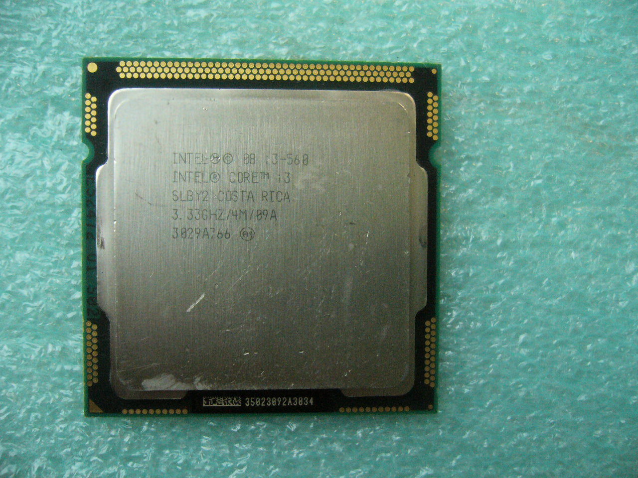 QTY 1x INTEL i3-560 Dual Core CPU 3.33GHZ/4MB LGA1156 SLBY2 QTY 1x INTEL i3-560 Dual Core CPU 3.33GHZ/4MB LGA1156 SLBY2