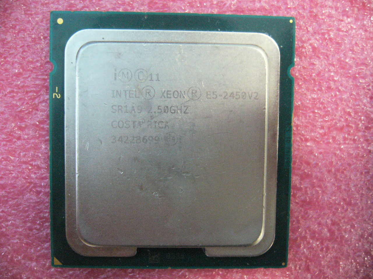QTY 1x Intel CPU E5-2450 V2 8-Cores 2.5Ghz LGA1356 SR1A9 QTY 1x Intel CPU E5-2450 V2 8-Cores 2.5Ghz LGA1356 SR1A9