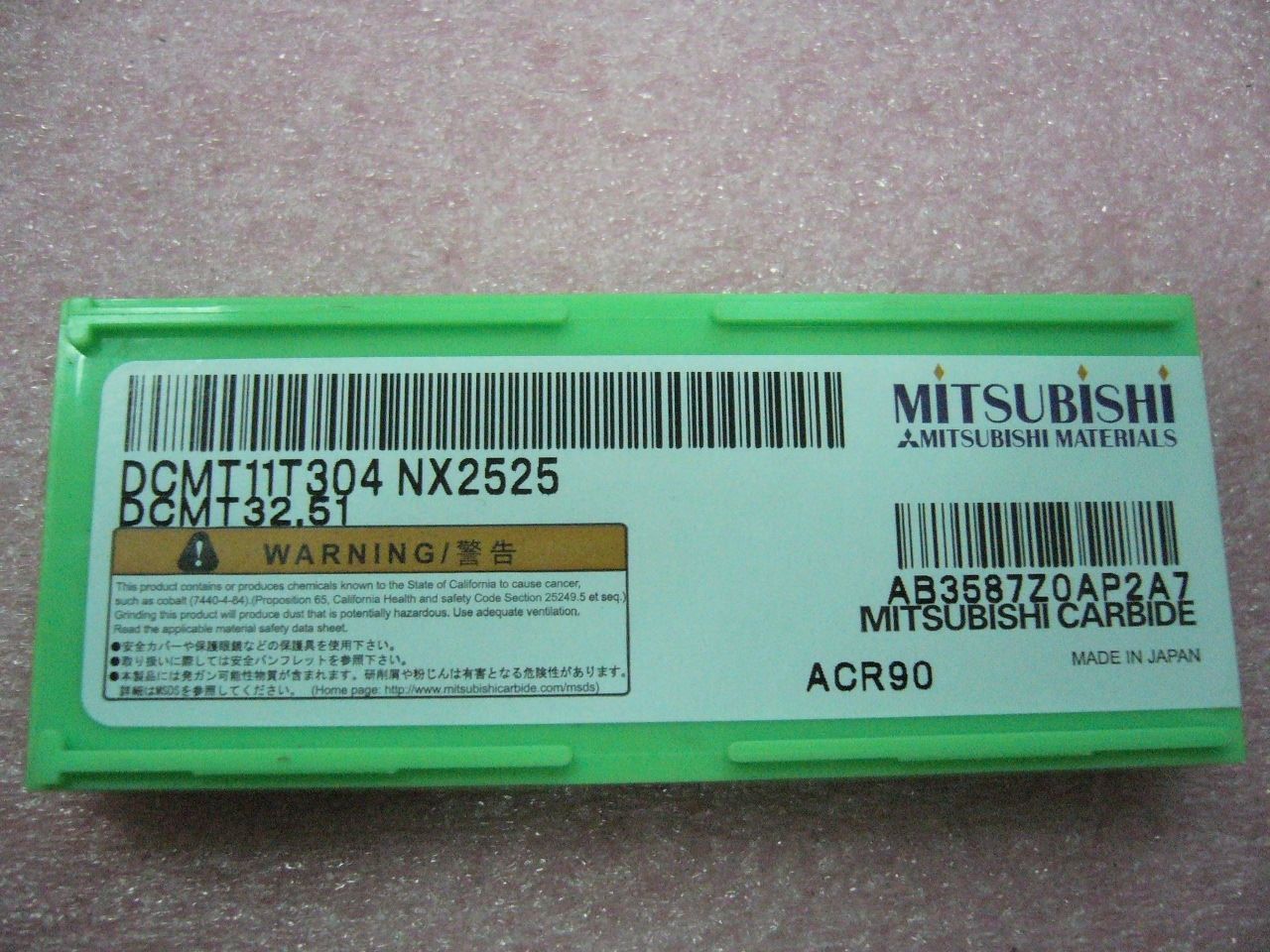 QTY 10x Mitsubishi DCMT32.51 DCMT11T304 NX2525 NEW QTY 10x Mitsubishi DCMT32.51 DCMT11T304 NX2525 NEW