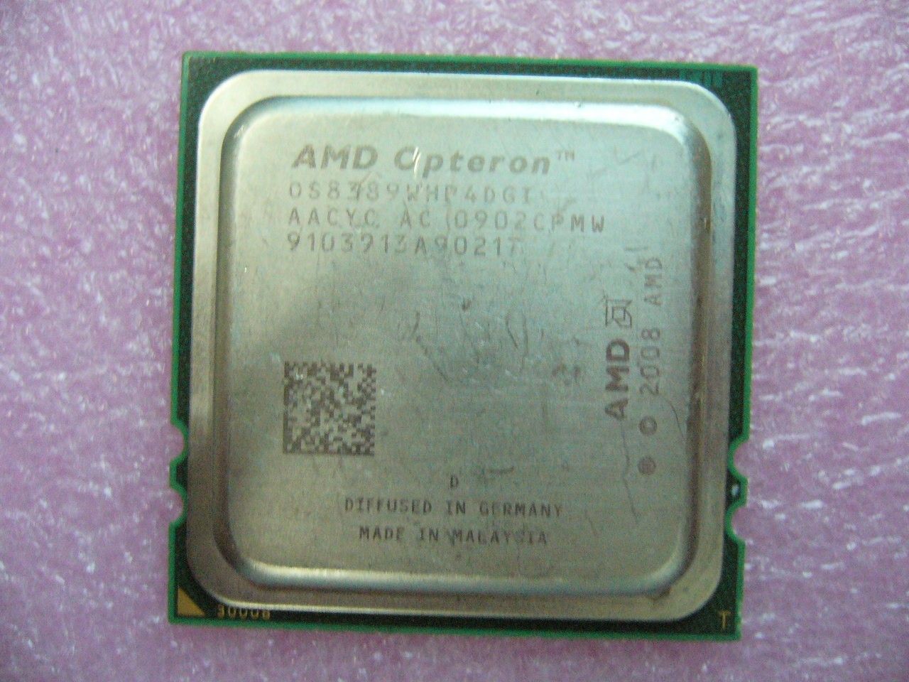 QTY 1x AMD Opteron 8389 2.9 GHz Quad-Core (OS8389WHP4DGI CPU Socket F 1207 QTY 1x AMD Opteron 8389 2.9 GHz Quad-Core (OS8389WHP4DGI CPU Socket F 1207