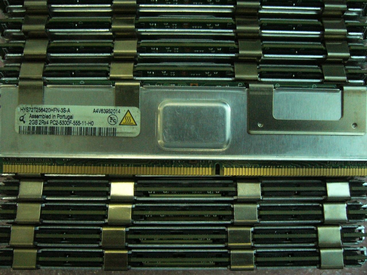 16GB lot QTY 8x 2GB DDR2 PC2-5300F ECC FBD Full Buffered Server memory 16GB lot QTY 8x 2GB DDR2 PC2-5300F ECC FBD Full Buffered Server memory