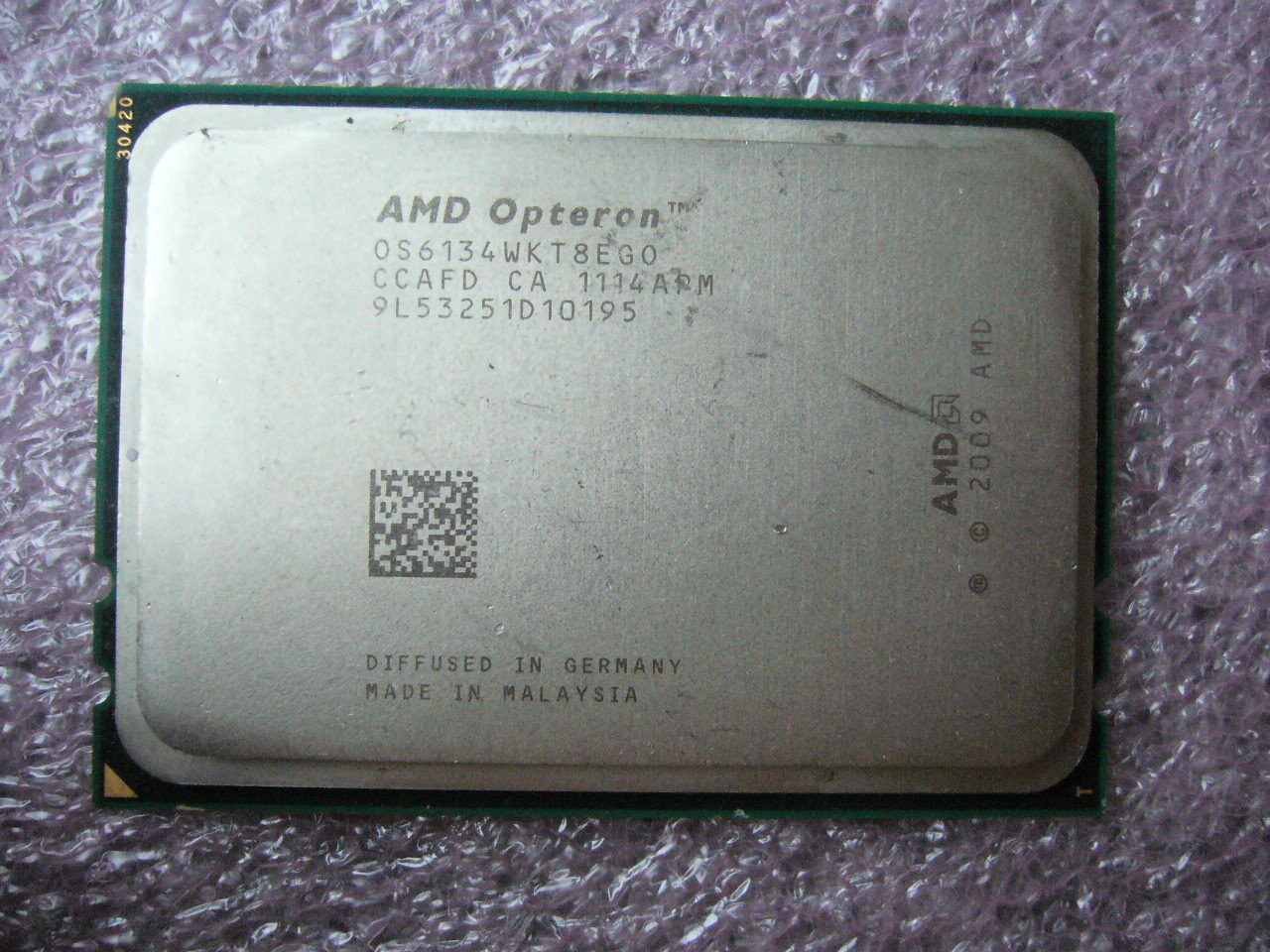 QTY 1x AMD Opteron 6134 2.3 GHz Eight Core (OS6134WKT8EGO) CPU Tested G34 QTY 1x AMD Opteron 6134 2.3 GHz Eight Core (OS6134WKT8EGO) CPU Tested G34