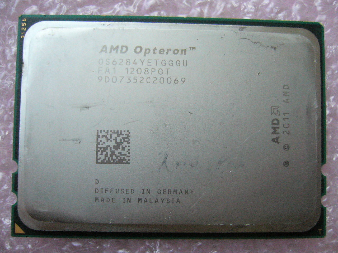 QTY 1x AMD Opteron 6284 SE 2.7 GHz Sixteen Core (OS6284YETGGGU) CPU Tested G34 QTY 1x AMD Opteron 6284 SE 2.7 GHz Sixteen Core (OS6284YETGGGU) CPU Tested G34