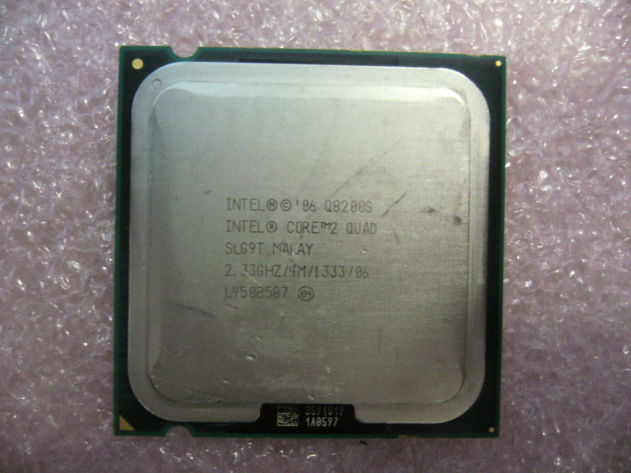 QTY 1x INTEL Quad Cores Q8200S CPU 2.33GHz/4MB/1333Mhz LGA775 SLG9T 65W QTY 1x INTEL Quad Cores Q8200S CPU 2.33GHz/4MB/1333Mhz LGA775 SLG9T 65W