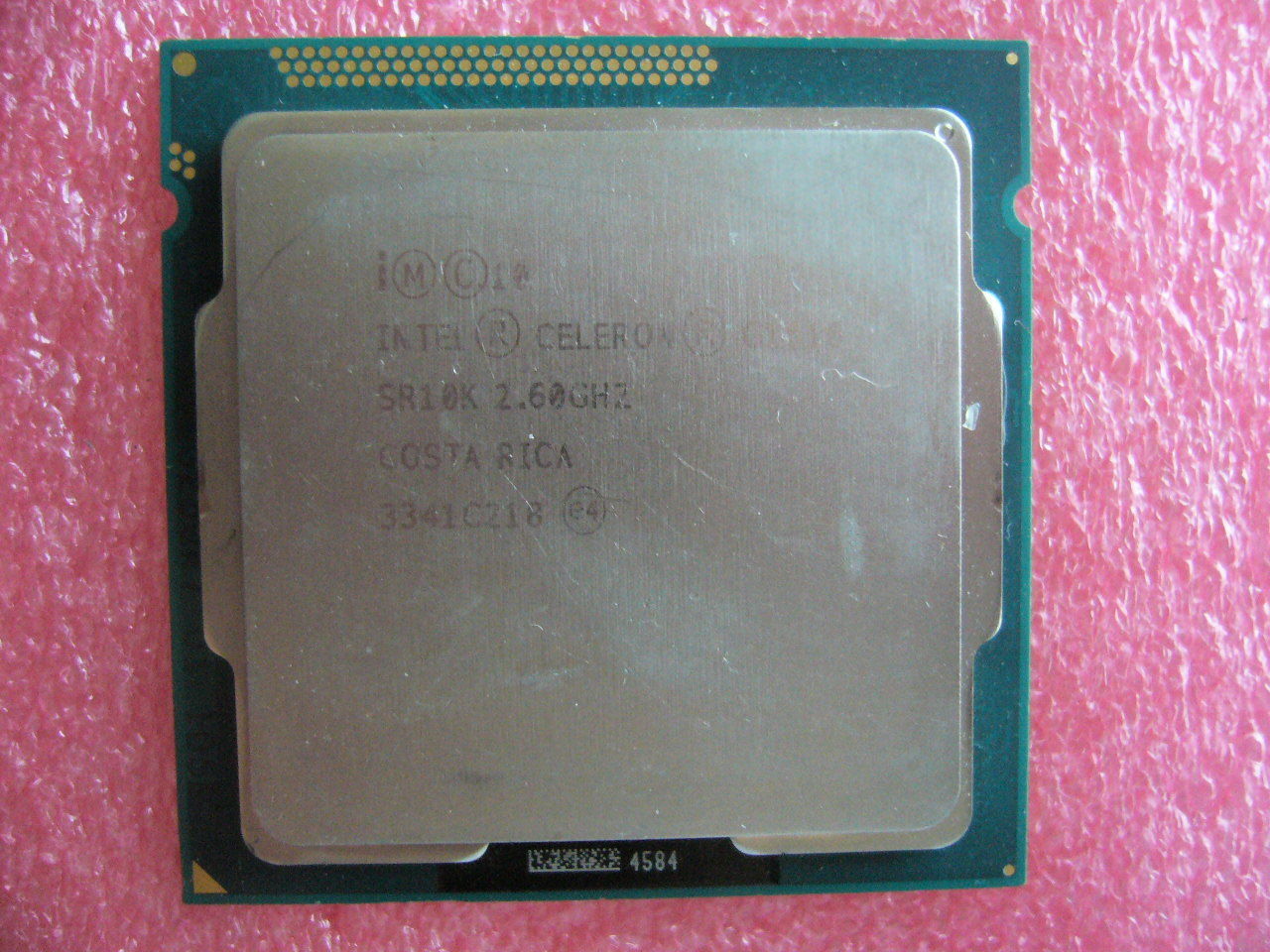 QTY 1x INTEL Celeron CPU G1610 2.6GHZ/2MB LGA1155 SR10K QTY 1x INTEL Celeron CPU G1610 2.6GHZ/2MB LGA1155 SR10K