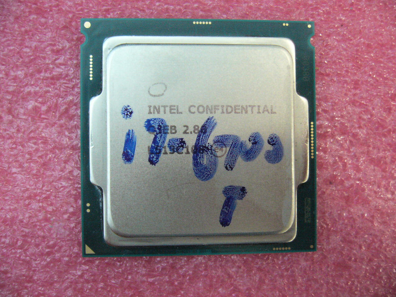 QTY 1x Intel Confidential CPU i7-6700T Quad-Cores 2.8Ghz LGA1151 ES TDP 35W QTY 1x Intel Confidential CPU i7-6700T Quad-Cores 2.8Ghz LGA1151 ES TDP 35W