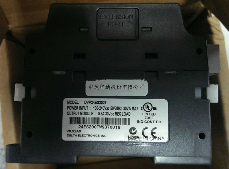 DVP24ES200T Delta ES2 Series Standard PLC DI 16 DO 8 Transistor 100-240V DVP24ES200T Delta ES2 Series Standard PLC DI 16 DO 8 Transistor 100-240V