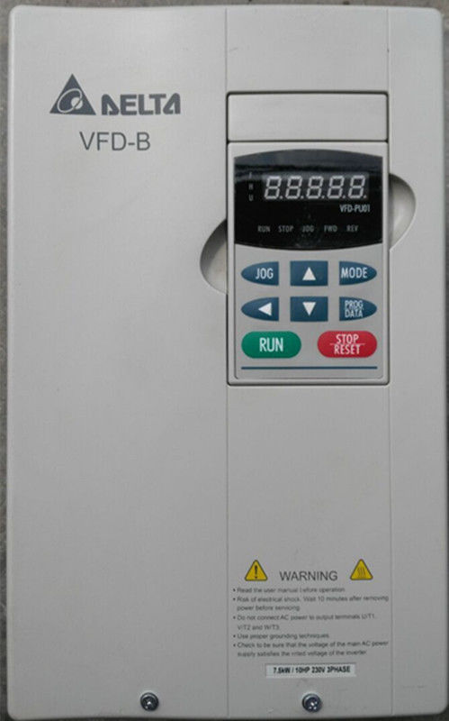 VFD075B23A DELTA VFD Inverter Frequency converter 7.5kw 10HP 3 PHASE 220 VFD075B23A DELTA VFD Inverter Frequency converter 7.5kw 10HP 3 PHASE 220