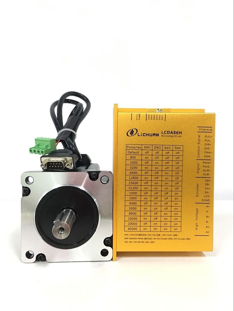 NEMA34 6N.m 2phase easy servo Closed loop stepper motor drive kit CNC AC NEMA34 6N.m 2phase easy servo Closed loop stepper motor drive kit CNC AC