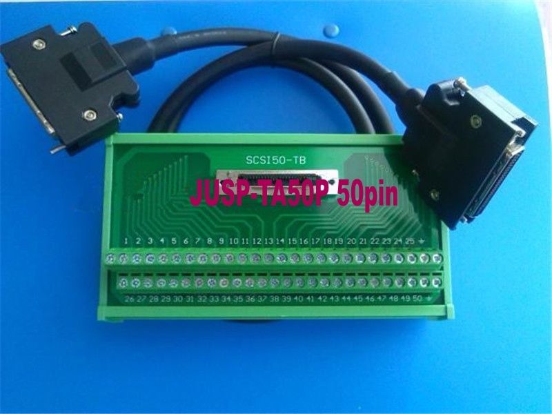 JUSP-TA50P 50pin terminal blocks with 1m CN1 cable for Yaskawa AC servo motor JUSP-TA50P 50pin terminal blocks with 1m CN1 cable for Yaskawa AC servo motor